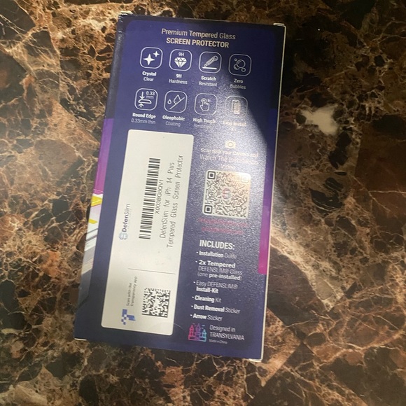 IPhone 14 Plus Glass Screen Protector 2 pack - Picture 4 of 6